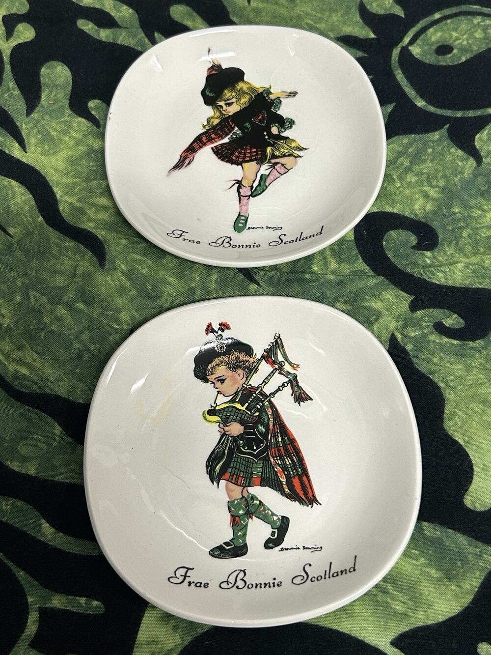 2 Vntg Brownie Downing Ceramics - J.H. Weatherby & Sons LTD. 1960s